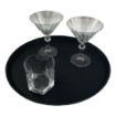 Picture of Beaumont Non-Slip Round Tray Black 355mm - CZ495