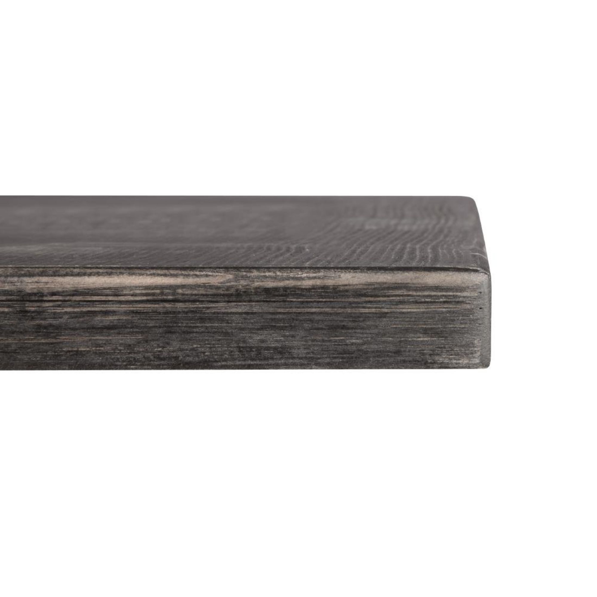 Picture of Bolero Pre-drilled Square Tabletop Vintage Black 700mm