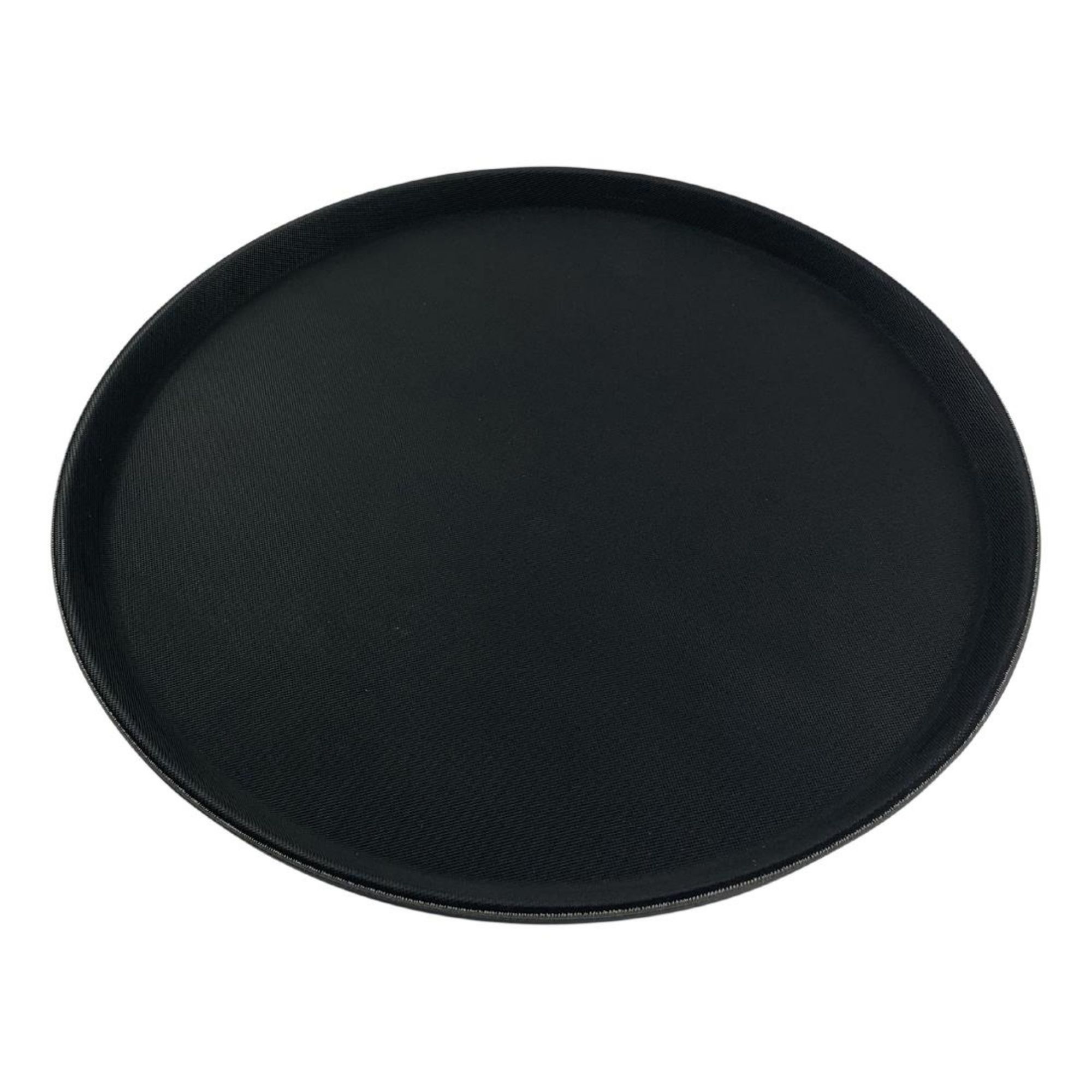 Picture of Beaumont Non-Slip Round Tray Black 406mm - CZ496