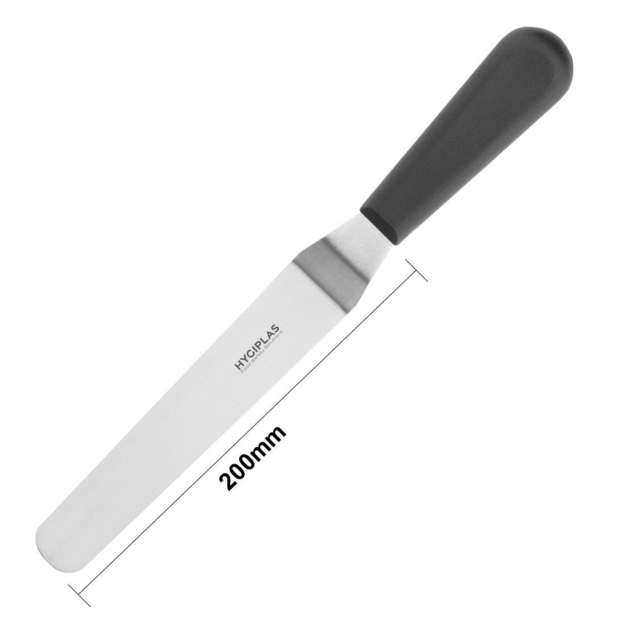 Picture of Hygiplas Angled Blade Palette Knife Black 19.5cm
