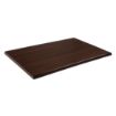 Picture of Bolero Pre-drilled Rectangular Tabletop Dark Brown - CW131