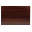 Picture of Bolero Pre-drilled Rectangular Tabletop Dark Brown - CW131