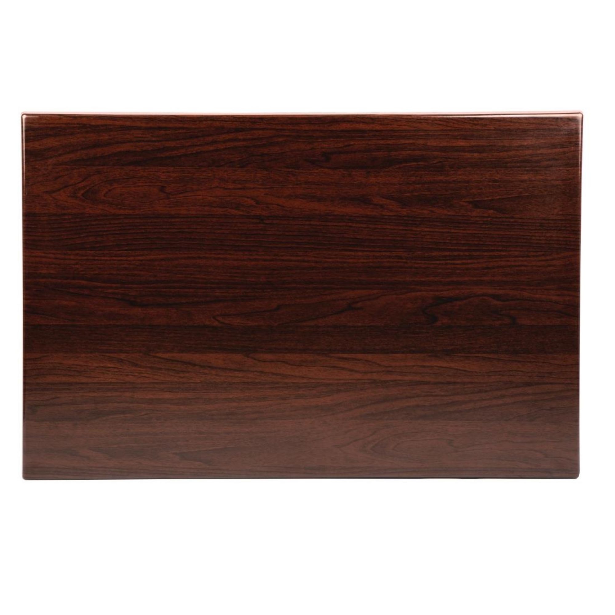 Picture of Bolero Pre-drilled Rectangular Tabletop Dark Brown