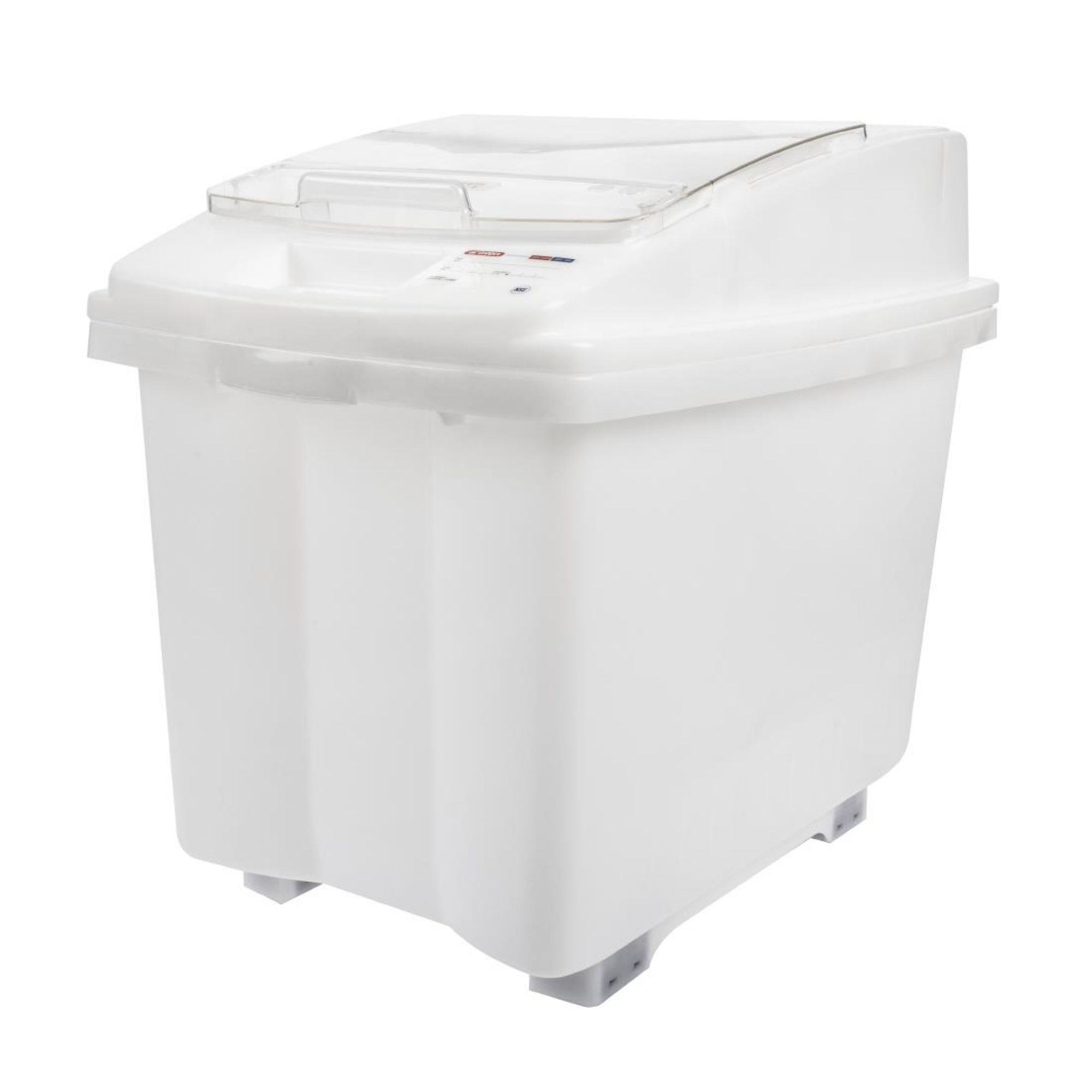 Picture of Araven Transparent Mobile Ingredient Bin 80Ltr