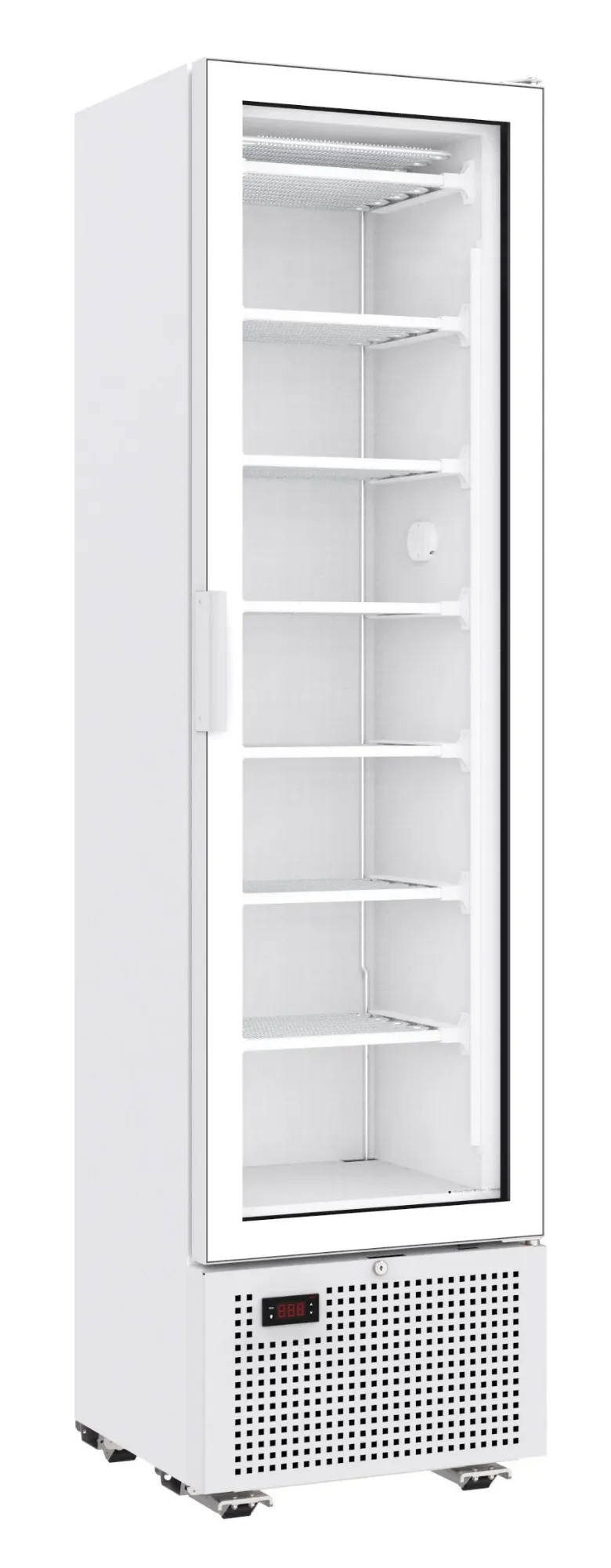 Picture of CombiSteel Upright Glass Door Freezer 221 Lt White - 7464.0050