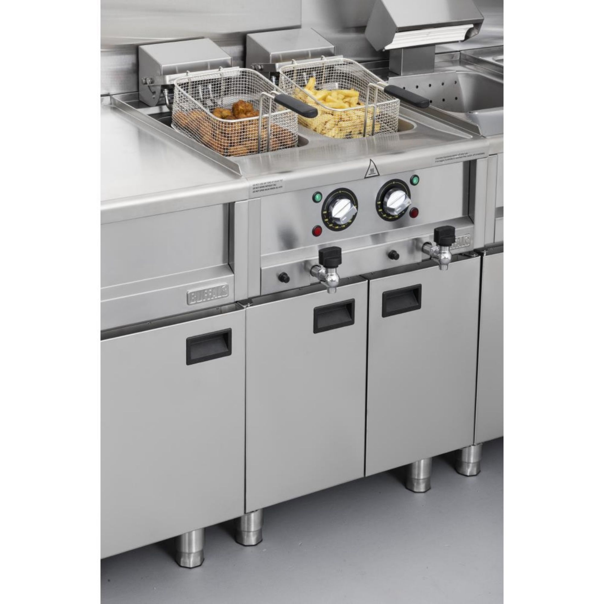 Picture of Buffalo 600 Series Twin Tank Electric Fryer 2 x 8Ltr