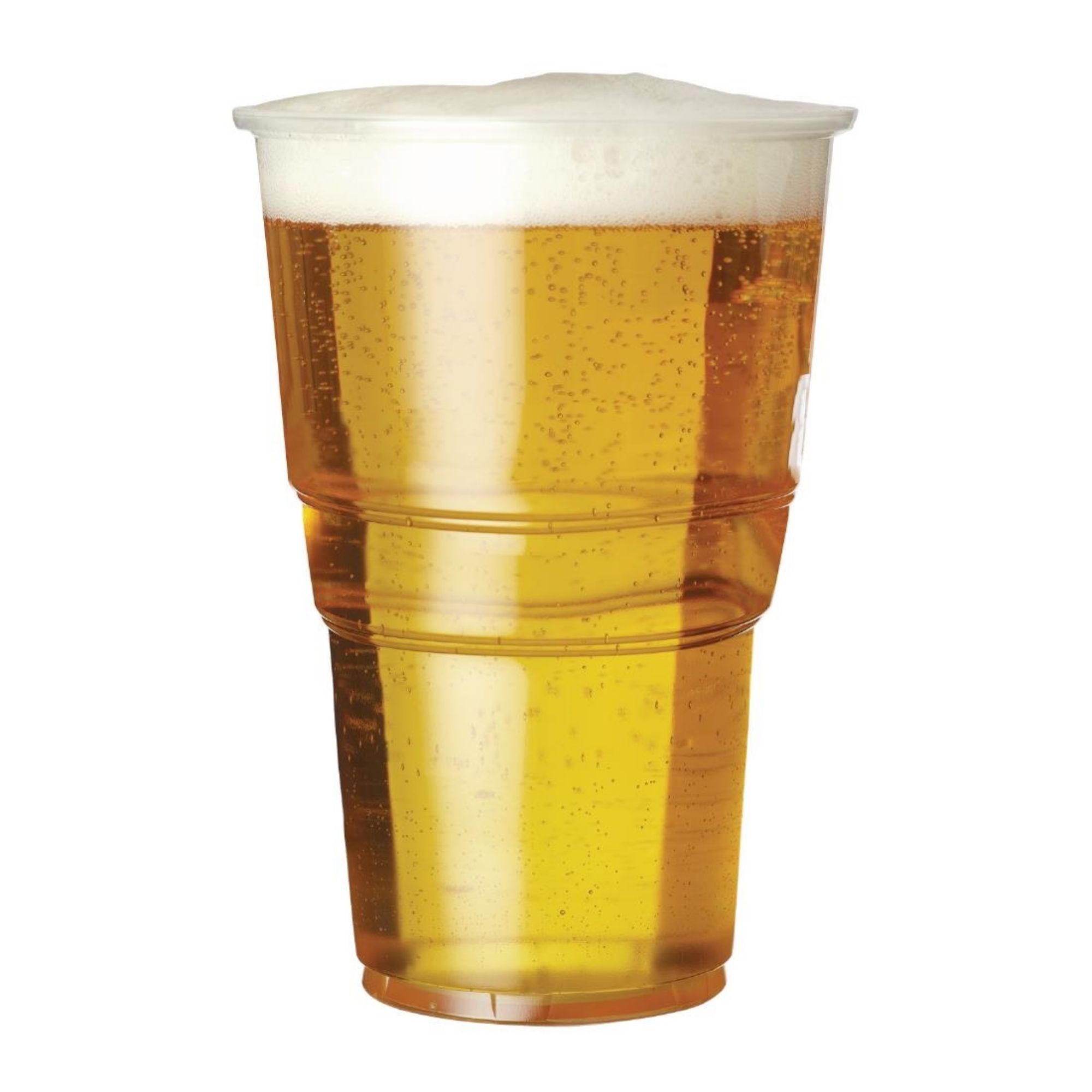 Picture of eGreen Premium Flexy-Glass Recyclable Pint To Brim Glasses UKCA CE Marked 568ml (1000 pack)