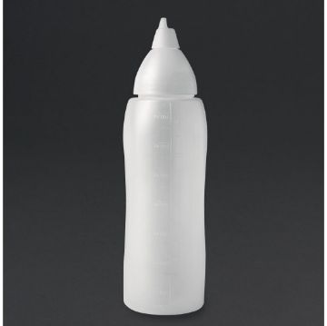 Picture of Araven Clear Non-Drip Sauce Bottle 26oz