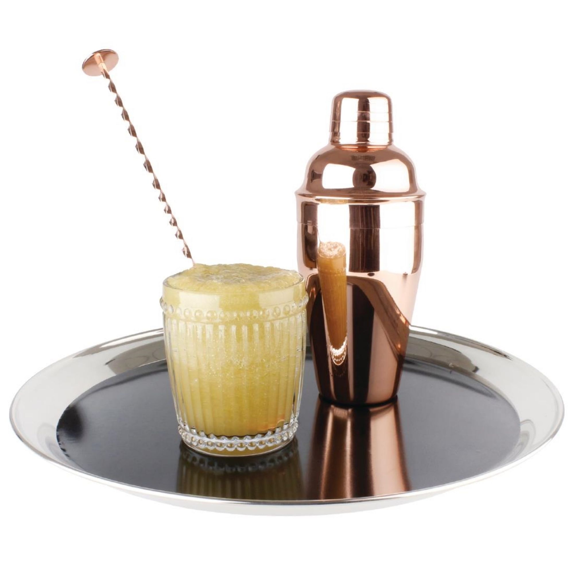 Picture of Olympia Baroque Whiskey Glasses Clear 325ml (Pack of 6)