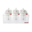 Picture of Araven Sauce Dispensers with Pump GN 1/9 Transparent 1.5Ltr (3 pack) - CR823