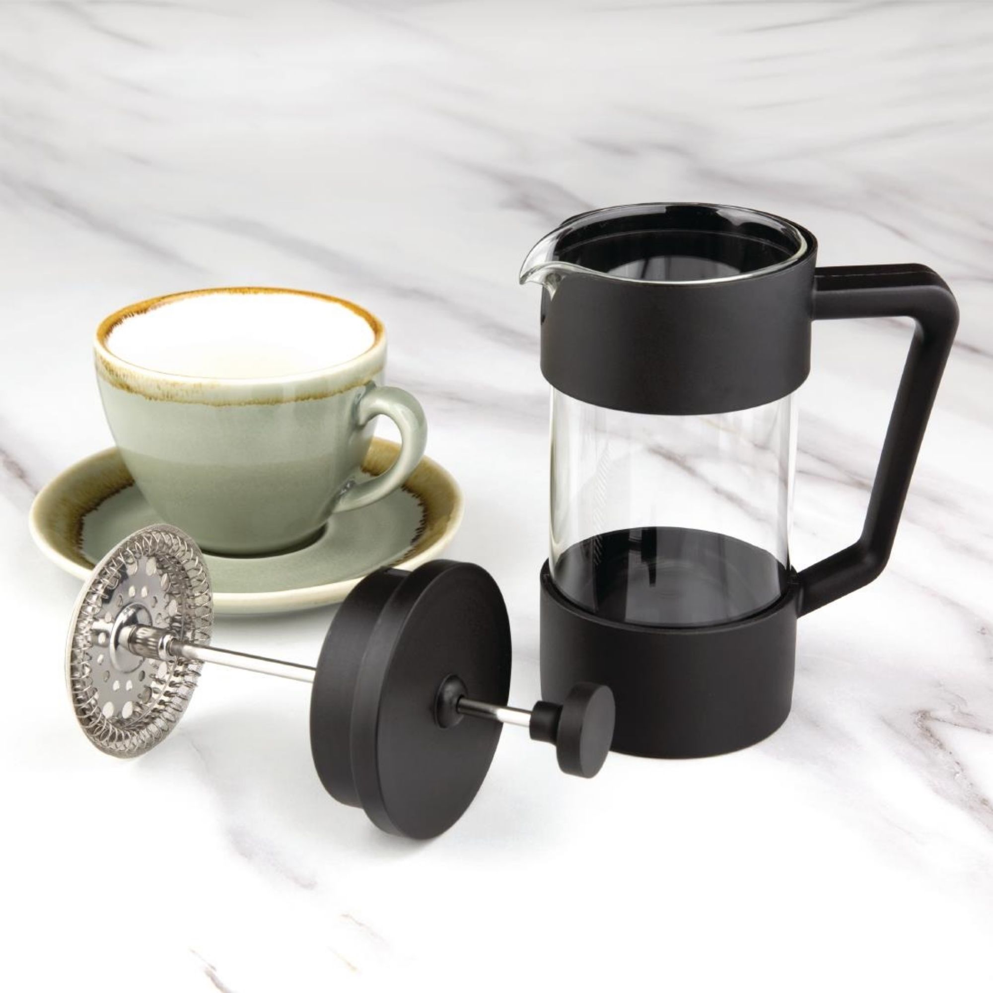 Picture of Olympia Contemporary Cafetiere Black 3 Cup