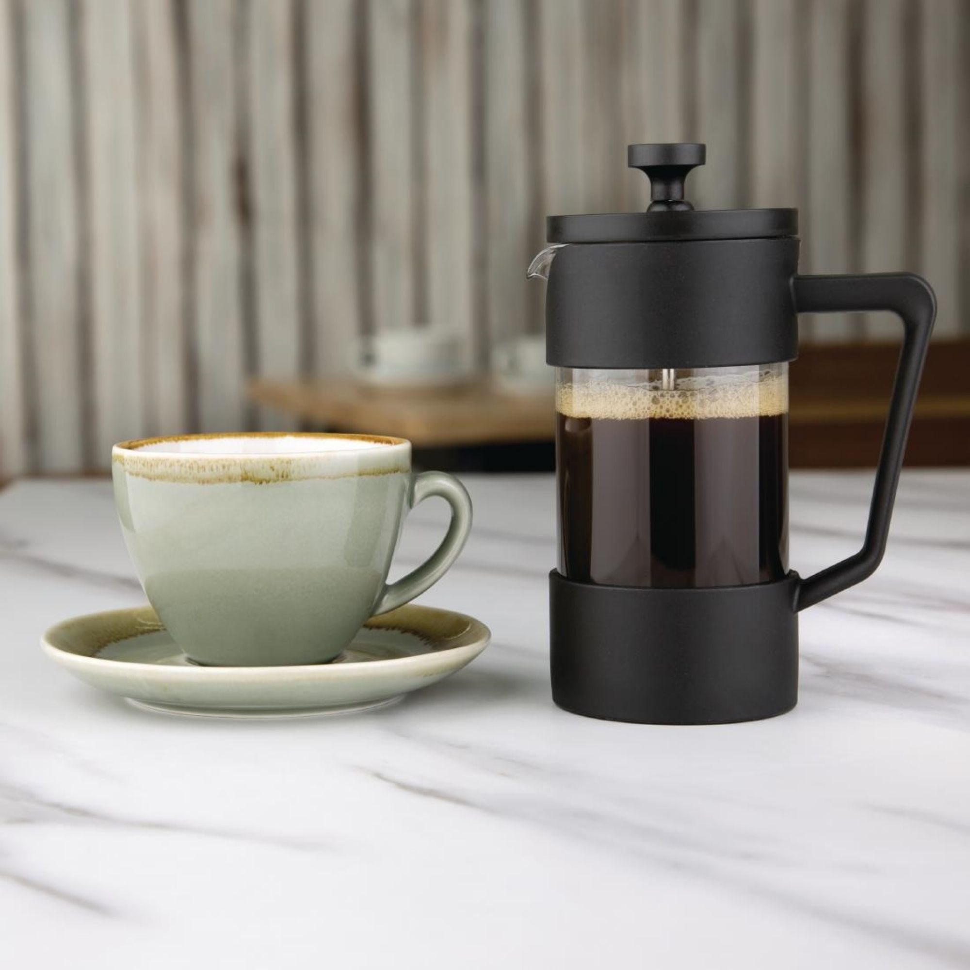 Picture of Olympia Contemporary Cafetiere Black 3 Cup