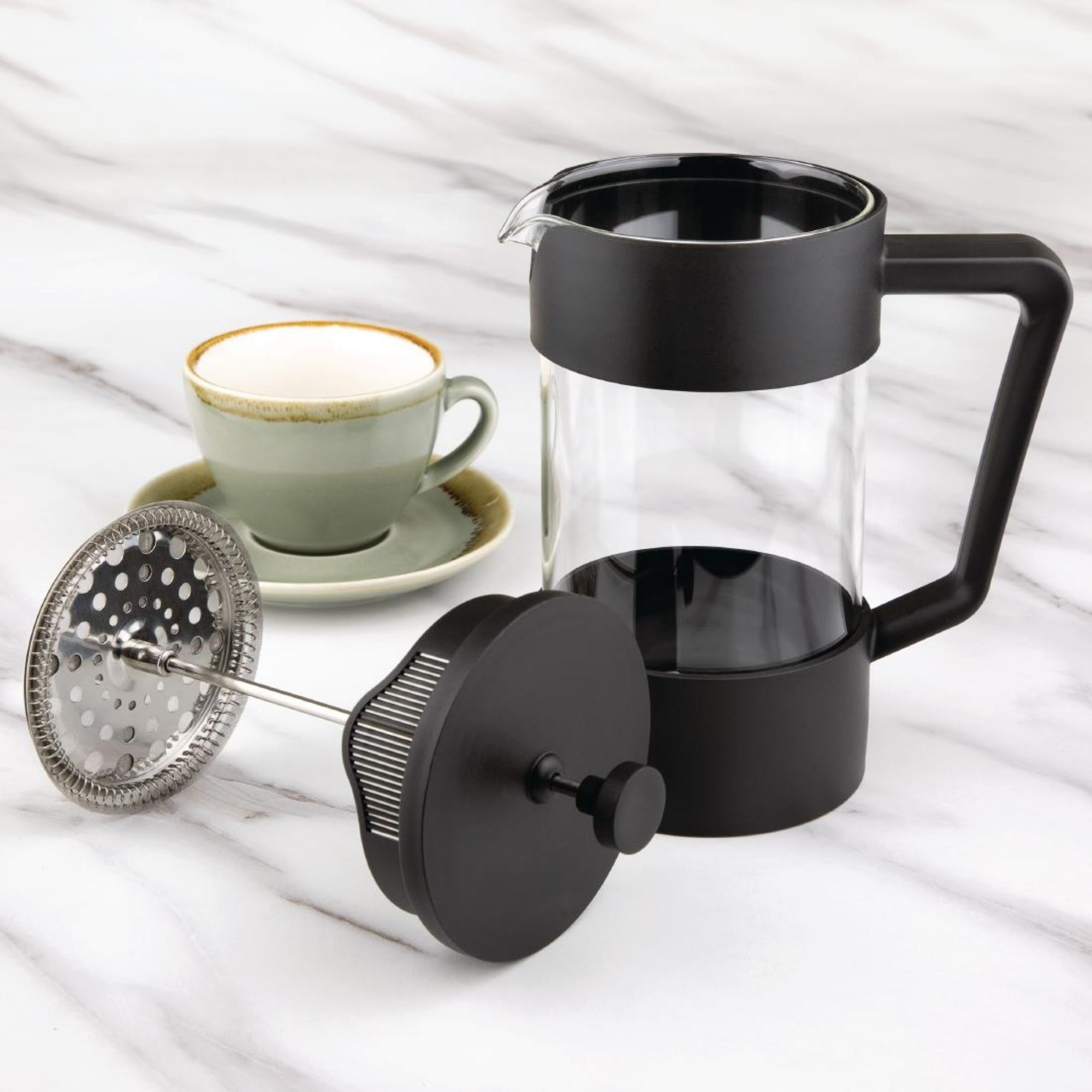 Picture of Olympia Contemporary Cafetiere Black 8 Cup