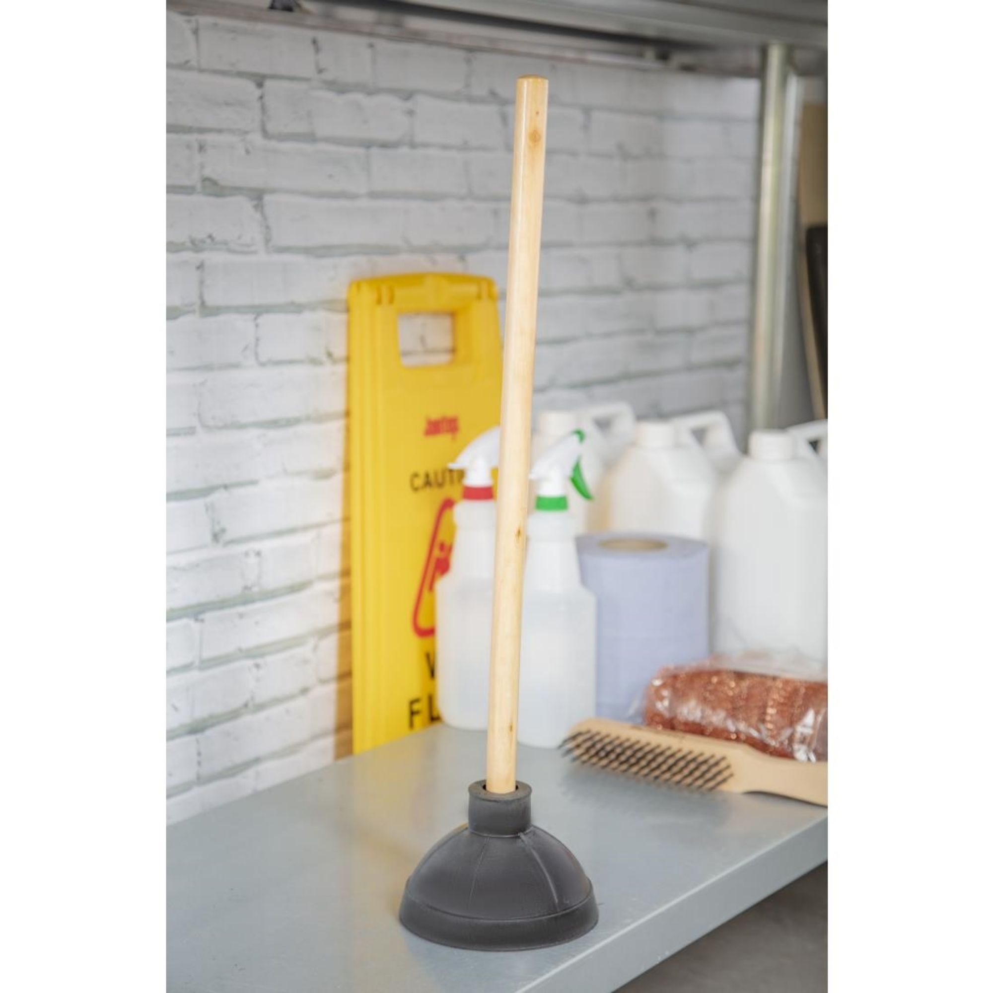 Picture of Jantex Plunger With Wooden Handle