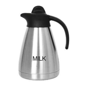 Picture of Olympia Screwtop Vacuum Milk Jug 1Ltr
