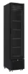 Picture of CombiSteel Single Glass Door Display Refrigerator Black 348Litre - 7464.0210