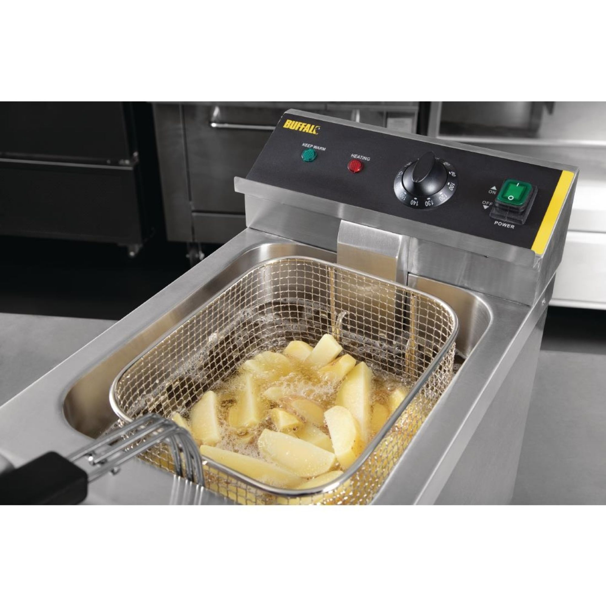 Picture of Buffalo Single Tank Single Basket Induction Fryer 3kW