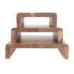 Picture of Olympia Acacia Wood Riser Set (Pack of 3) - CP697