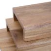 Picture of Olympia Acacia Wood Riser Set (Pack of 3) - CP697