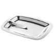 Picture of Olympia Square Stainless Steel Tip Tray With Bill Clip - CM759