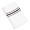 Picture of Bistro Table Napkins Black Stripe (Pack of 10) - CM318