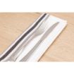 Picture of Bistro Table Napkins Black Stripe (Pack of 10) - CM318