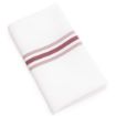Picture of Bistro Table Napkins Burgundy Stripe (Pack of 10) - CM317