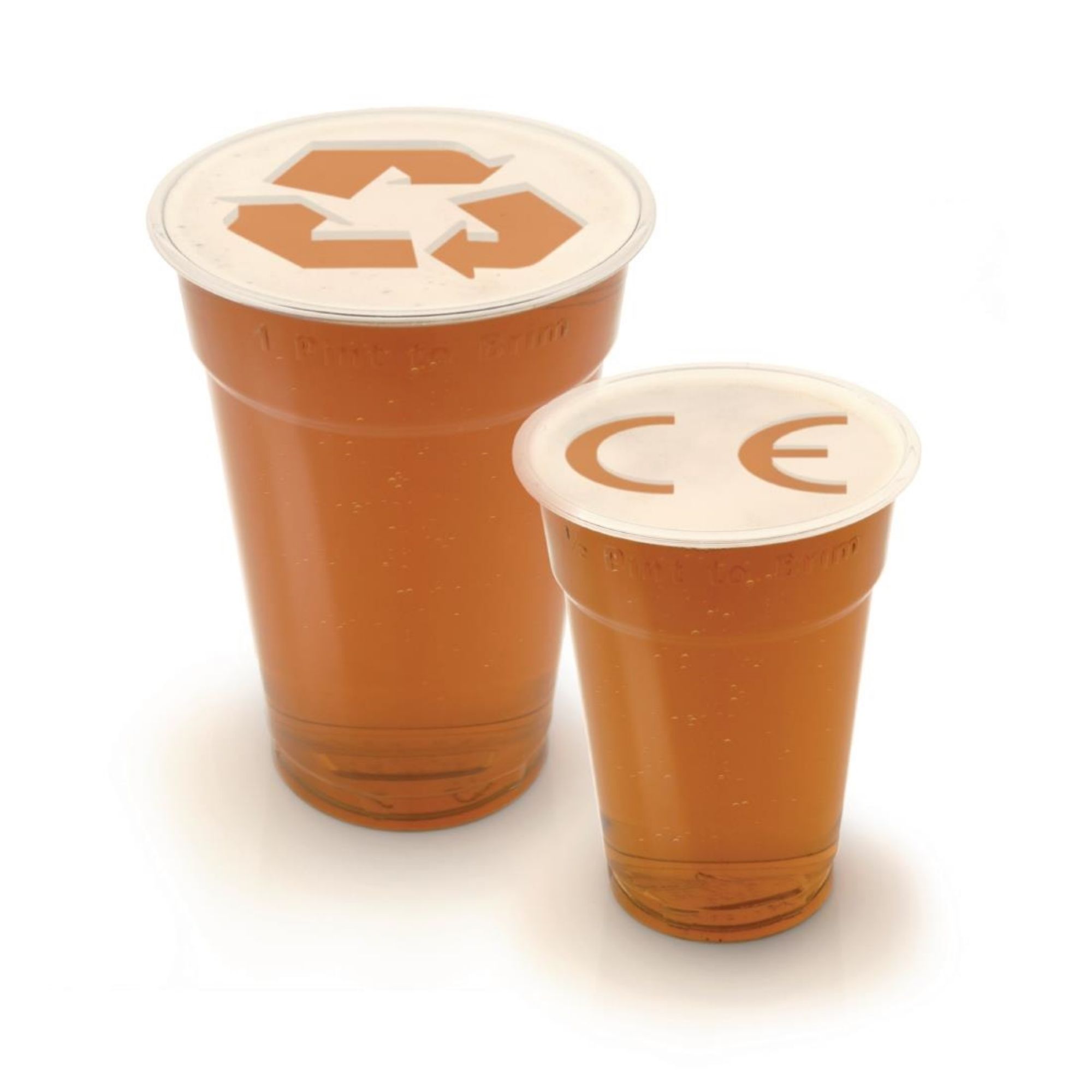Picture of Huhtamaki Disposable Half Pint to Brim Tumblers UKCA CE Marked (Pack of 1000)