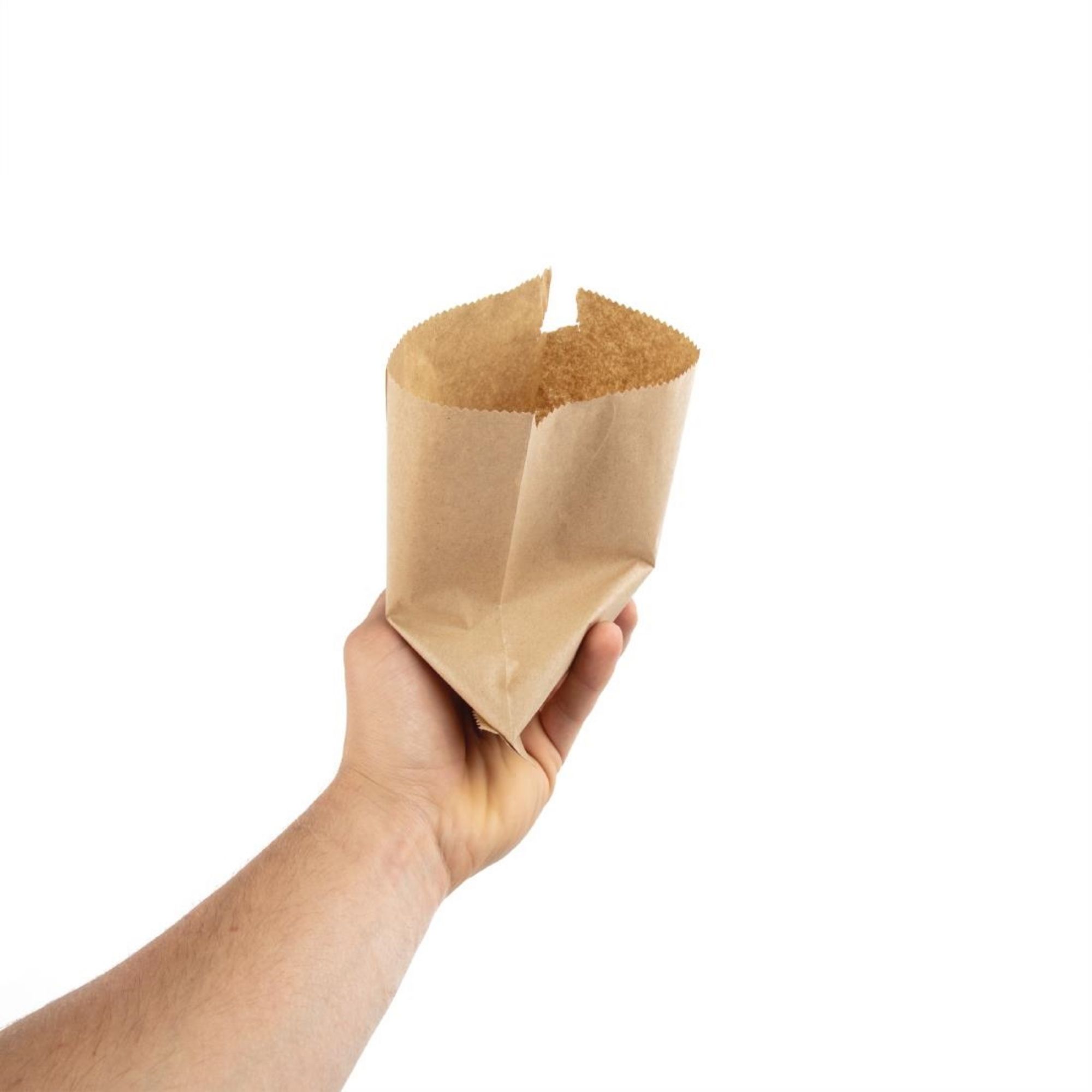 Picture of Fiesta Recyclable Brown Paper Counter Bags Small (1000 Pack)