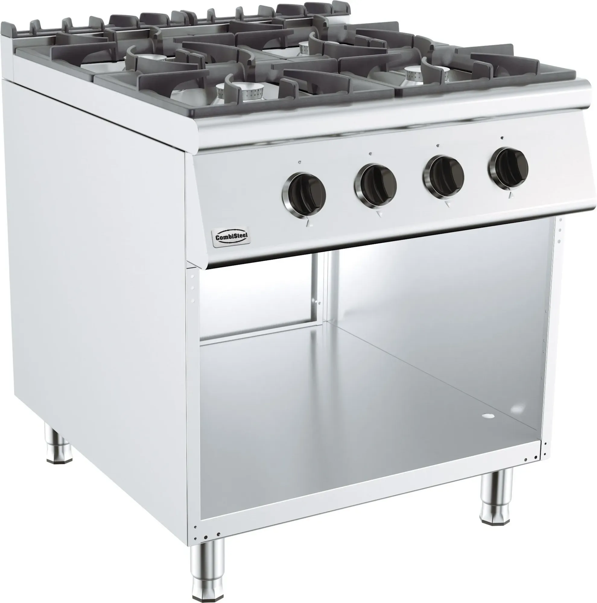 Picture of CombiSteel Base 900 Freestanding Gas Cooker Range 4 Burners - 7178.3005