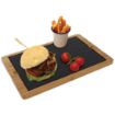 Picture of Olympia Smooth Edged Slate Platters 280 x 180mm (Pack of 2) - CM063
