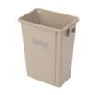 Picture of Jantex Recycling Bin Beige 56Ltr - CK960