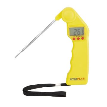 Picture of Hygiplas Easytemp Colour Coded Yellow Thermometer