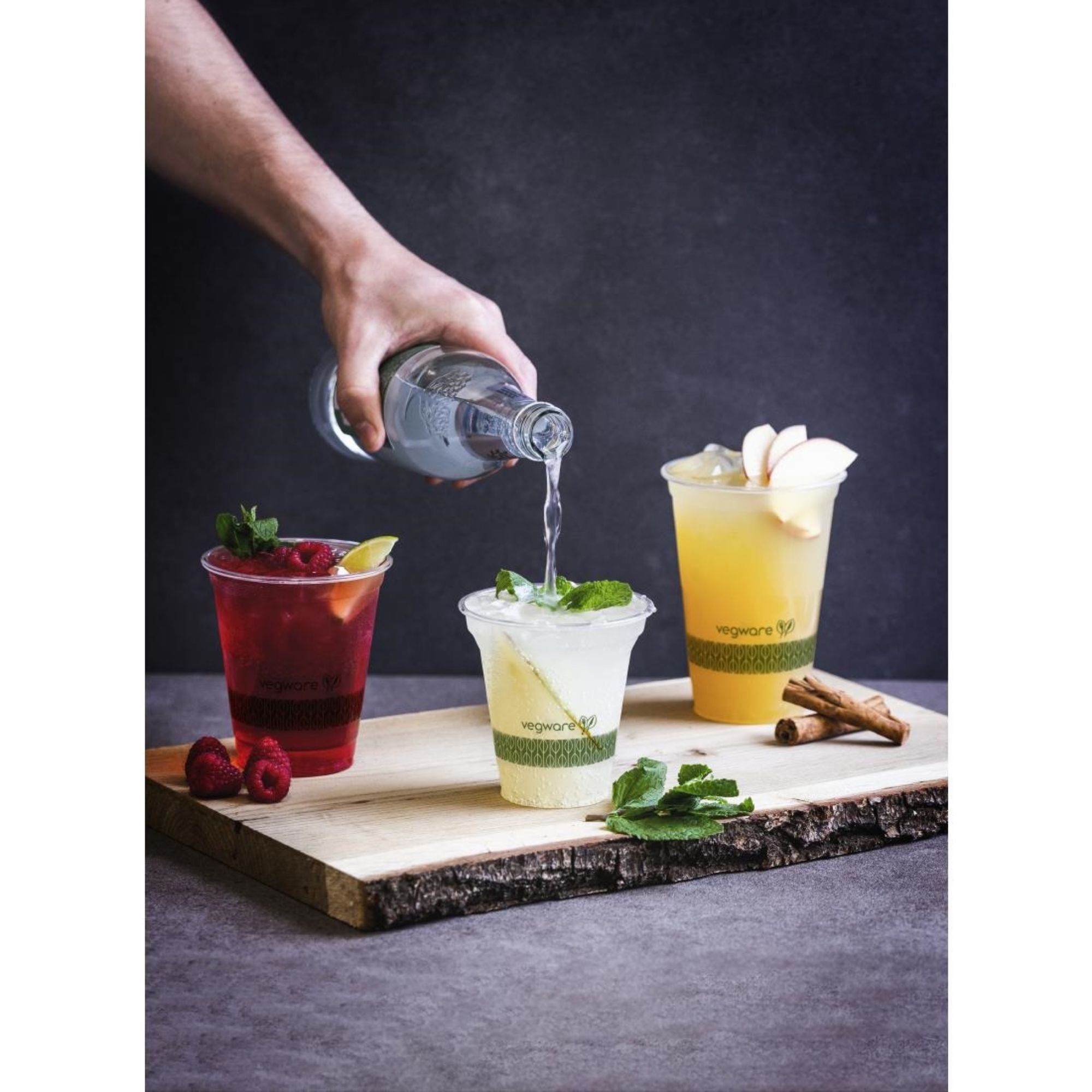 Picture of Vegware Compostable PLA Slim Cold Cups 200ml / 7oz (Pack of 1000)