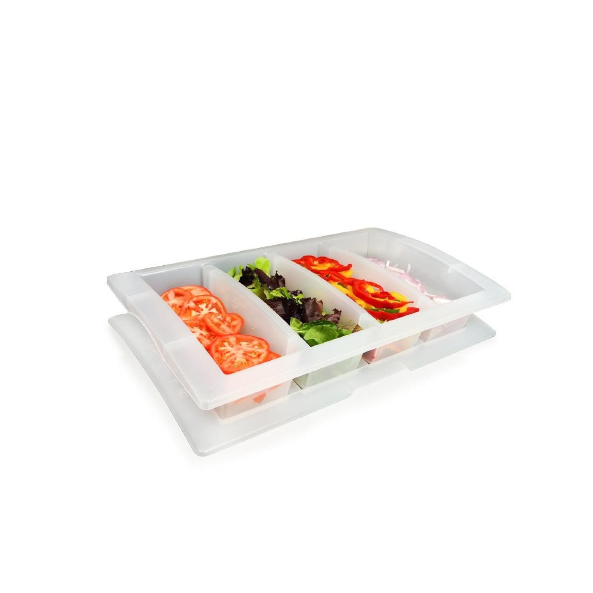 Picture of Araven 4 Compartment Food Box with Lid GN1/1