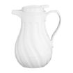 Picture of Olympia Insulated Swirl Jug White 500ml - CH118