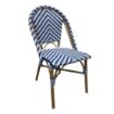 Picture of Bolero Parisian Style Rattan Side Chair Blue (Pack of 2) - CH110