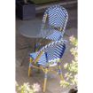 Picture of Bolero Parisian Style Rattan Side Chair Blue (Pack of 2) - CH110
