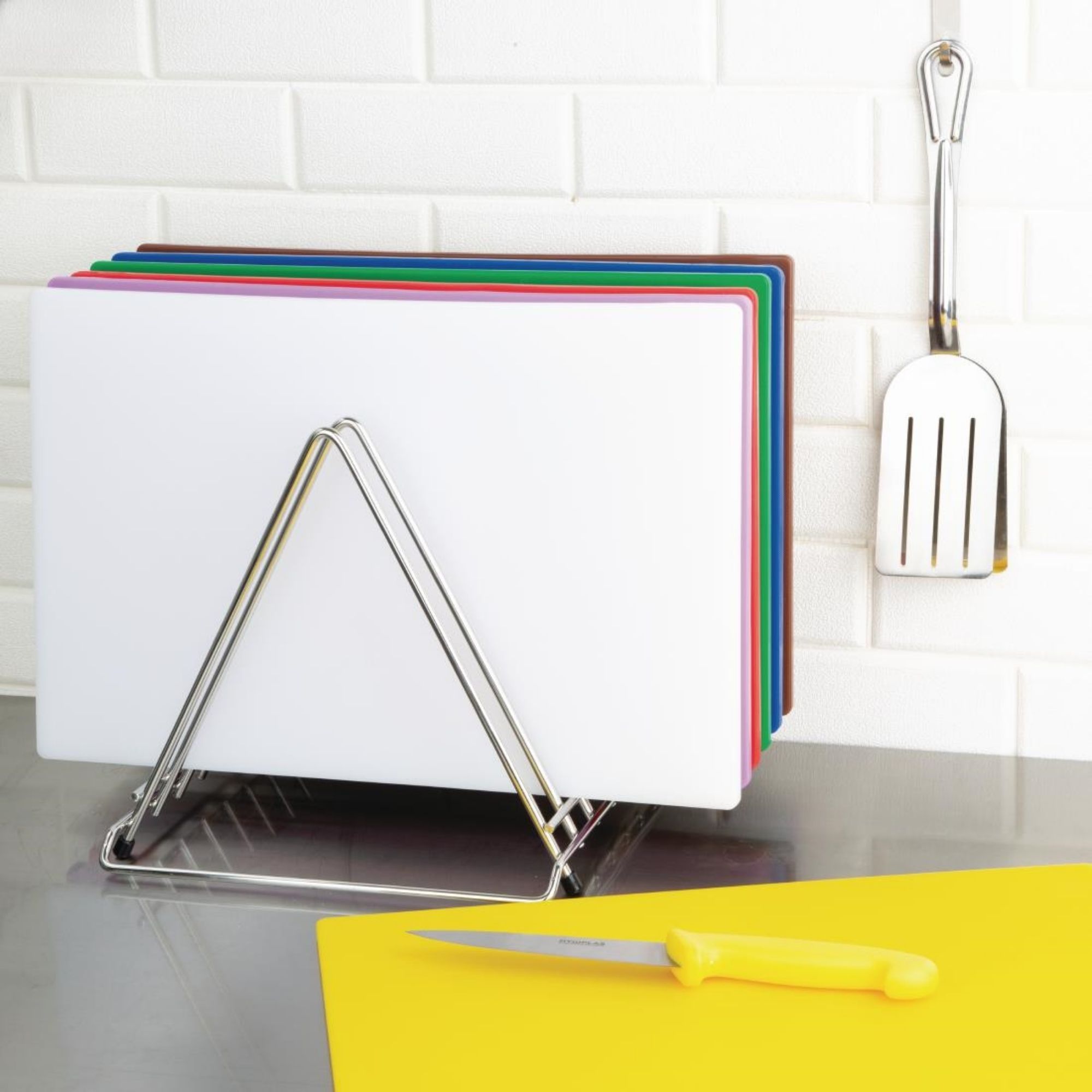 Picture of Hygiplas Heavy Duty Chopping Board Rack 7 Slots