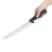 Picture of Hygiplas Serrated Pastry Knife Black 25.4cm - CF895
