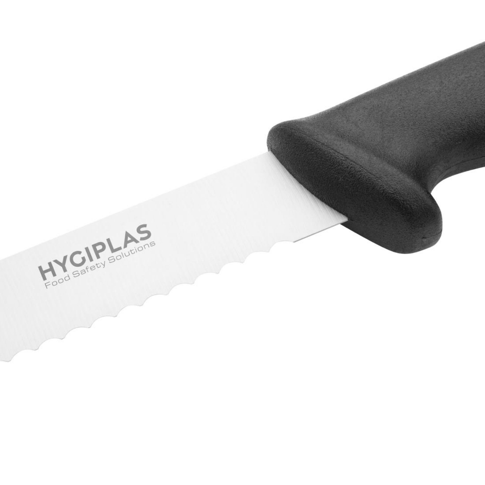Picture of Hygiplas Serrated Pastry Knife Black 25.4cm