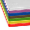 Picture of Hygiplas Low Density Antibacterial Chopping Board Set 450x300x10mm (Pack of 7) - CH046