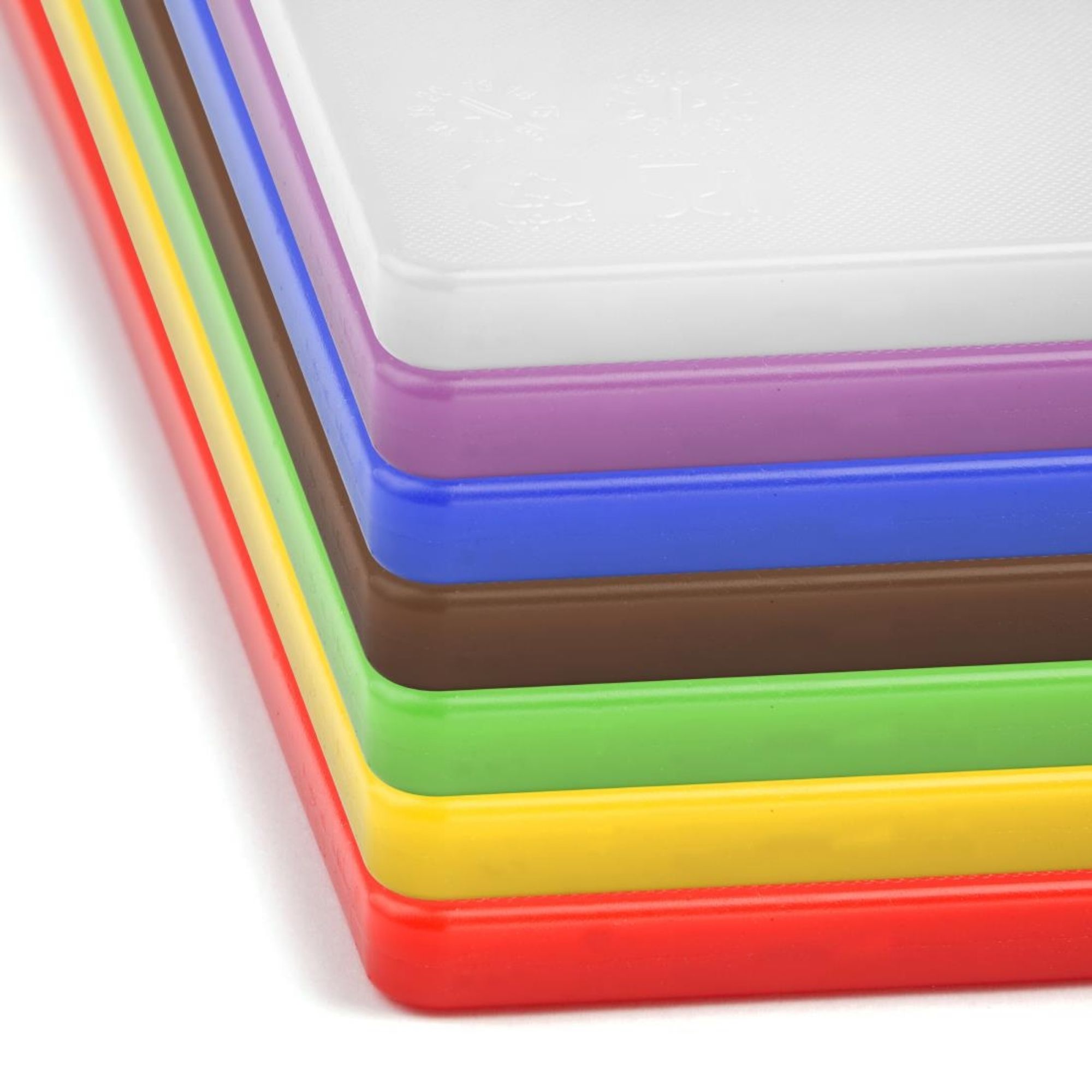 Picture of Hygiplas Low Density Chopping Board Set 450x300x10mm (Pack of 7)