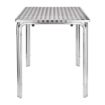 Picture of Bolero Steel and Aluminium Square Leg Table 600mm - CG837