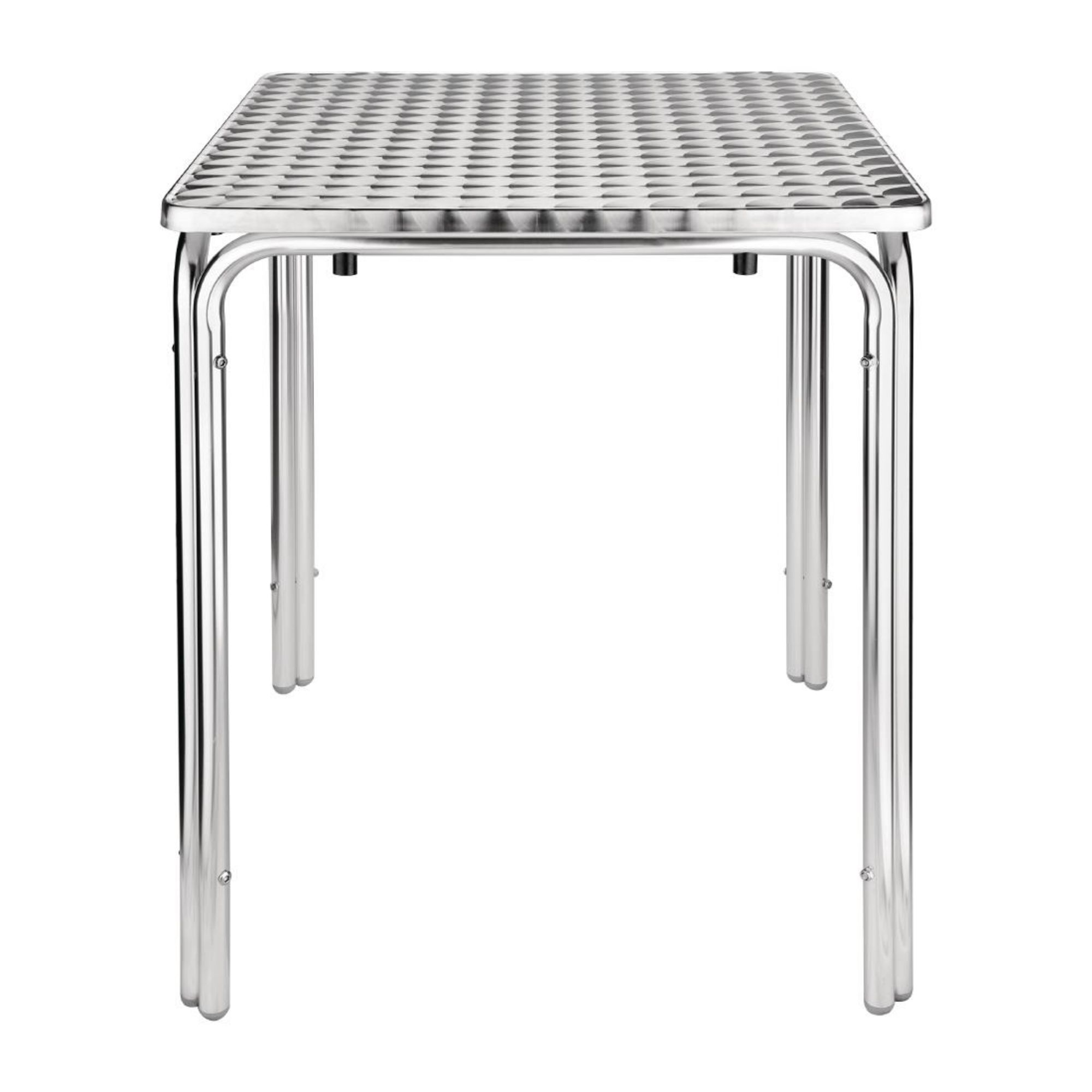 Picture of Bolero Steel and Aluminium Square Leg Table 600mm - CG837