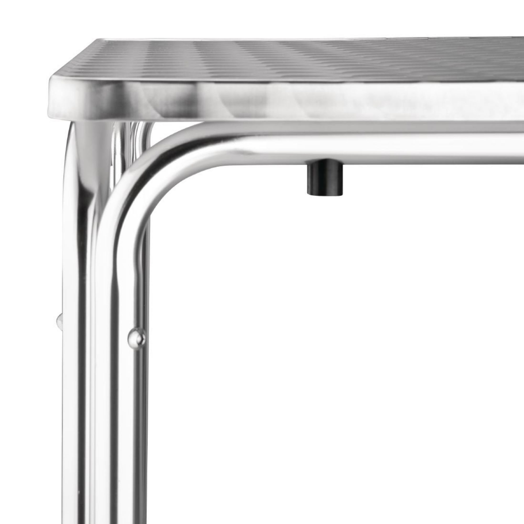 Picture of Bolero Steel and Aluminium Square Leg Table 600mm