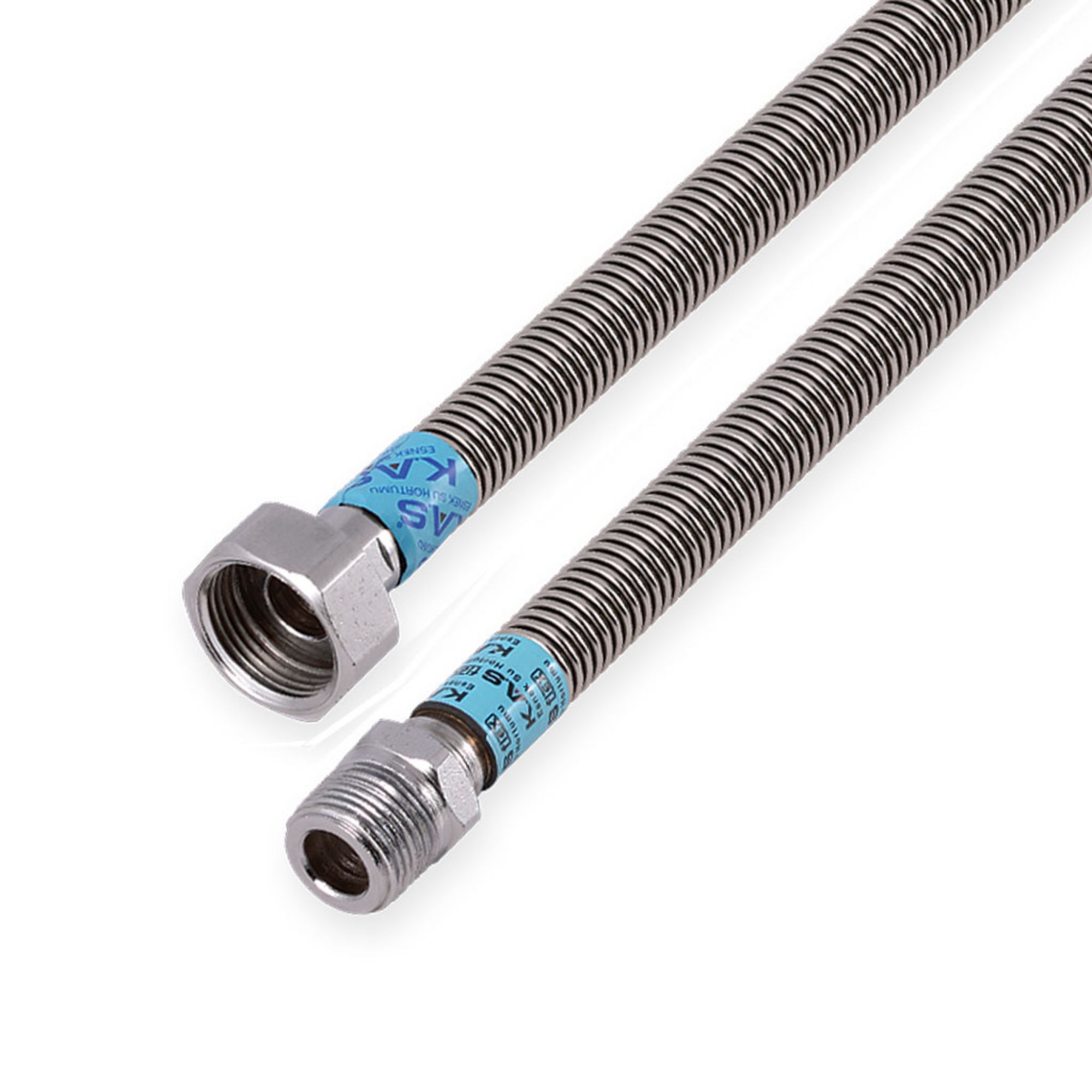 Picture of CuisinEquip Water Drainage Connection Kit Stainless Steel Hose 3/4inch - L209600