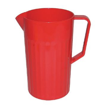 Picture of Olympia Kristallon Polycarbonate Jug Red 1.4Ltr