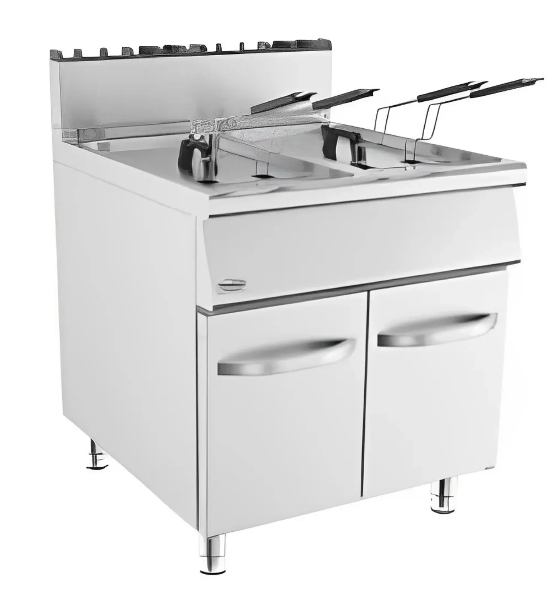 Picture of CombiSteel Base 900 Gas Fryer 2X19L Basket - 7178.3050