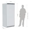 Picture of Polar C-Series Upright Fridge White 600Ltr - CD614
